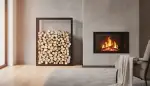 Ordnung und Ästhetik vereint: Das Kaminholzregal JACK 150x100cm setzt neue Maßstäbe