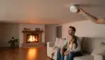 Rauchmelder mit Batteriewechselanzeige: Immer sicher