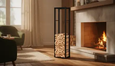 Ordnung und Stil am Feuer: Das Kaminholzregal, das drinnen wie draußen überzeugt
