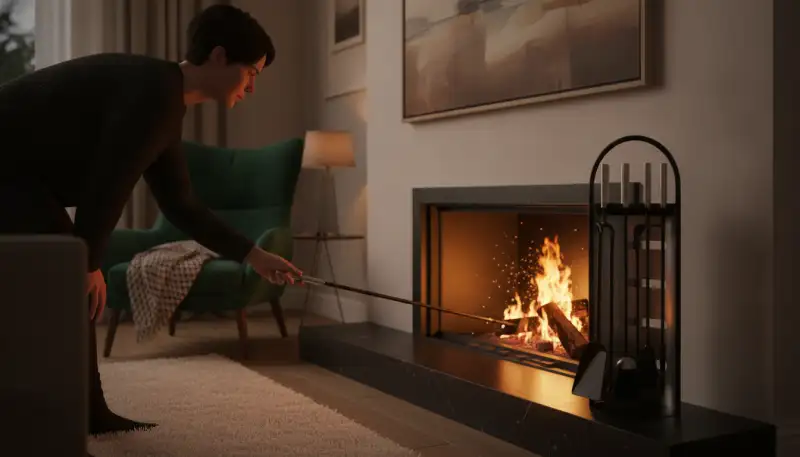 Eleganz am Feuer: Warum das 4-teilige Kaminzubehör-Set aus Edelstahl Ihr Kaminerlebnis bereichert