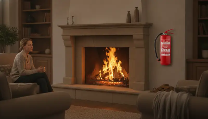 Feuerlöscher für Kamin und Ofen